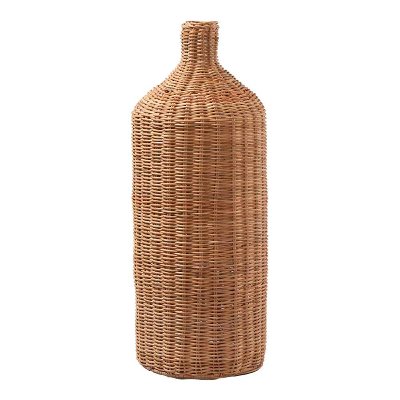 RATTAN VASE FLASCHENFORM H