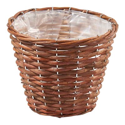 RATTAN KORB STANDARD RUND MIT