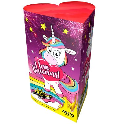 FEUERWERK I LOVE UNICORNS